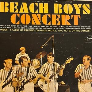 The Beach Boys Concert Vinyl LP - Black, Yellow, Orange